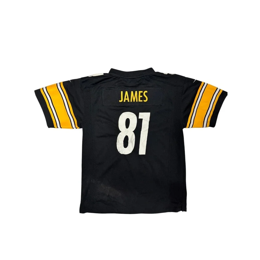 Pittsburgh Steelers Football Jersey Jesse James #81 Nike Youth XL